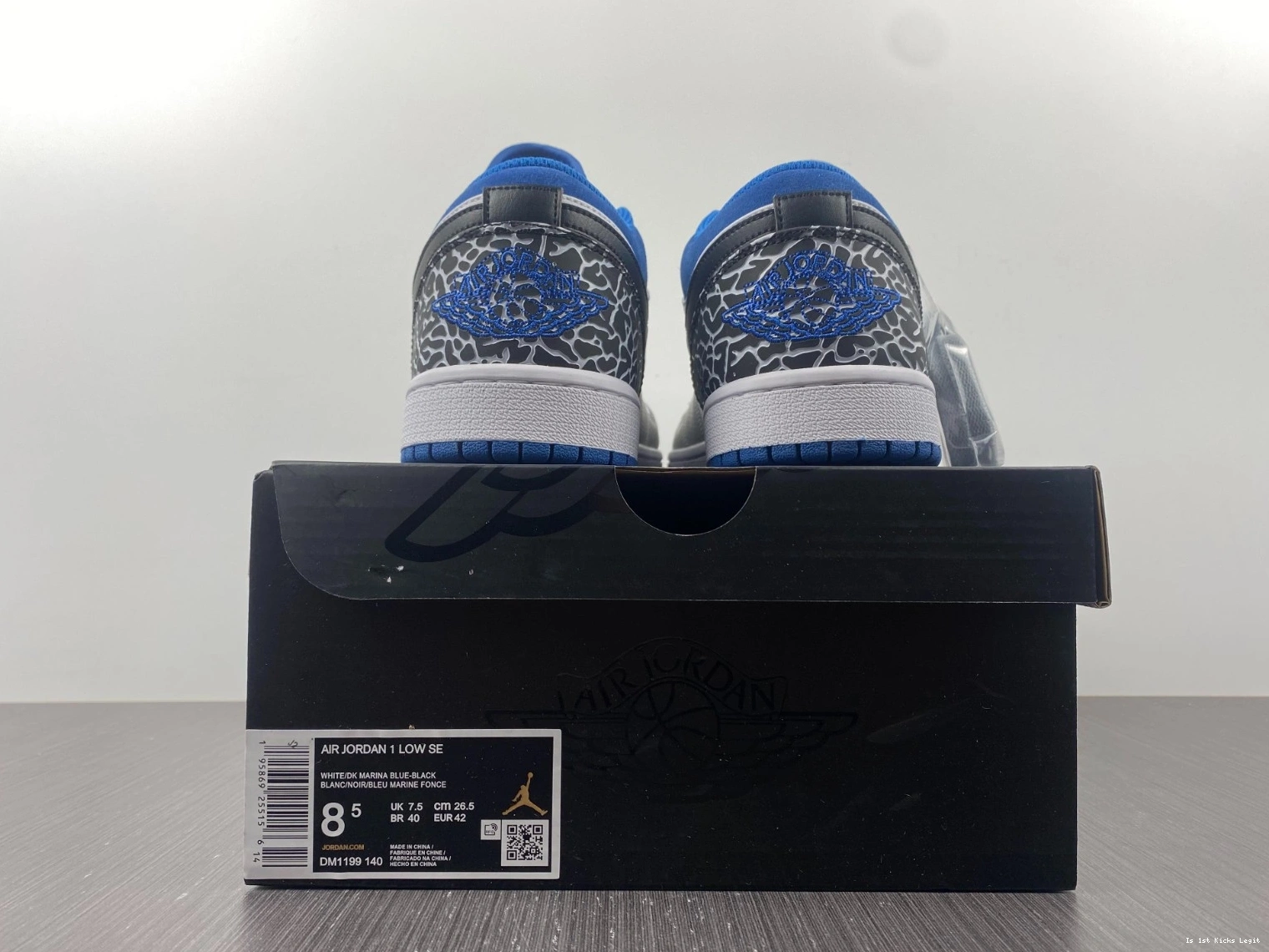 Blue True Jordan Air 1 Low DM1199-140 1006